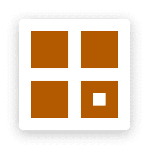 Squares, bpxes, layout icon