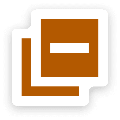 Layer, remove, layout icon