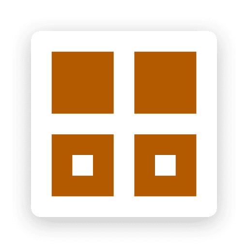 Squares, grid, layout icon