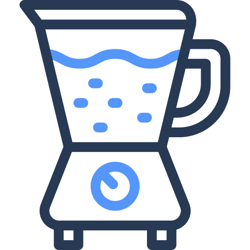 Mixer, blender, food icon