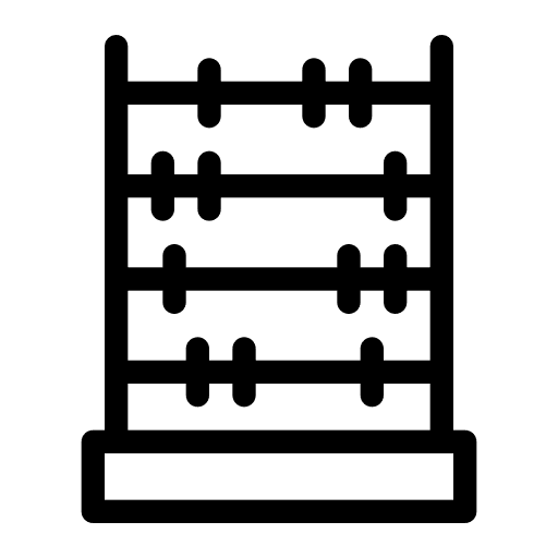 Abacus, calculation, math icon