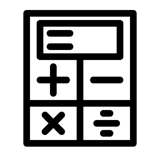 Calculator, math, calculation icon