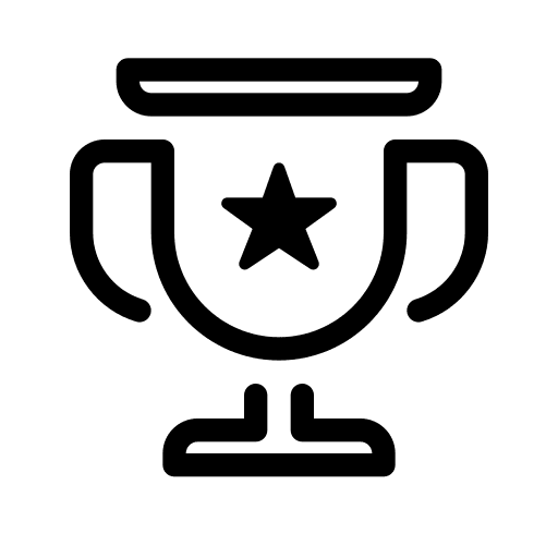 Trophy, award, prize icon