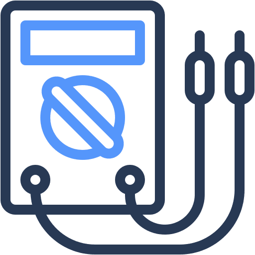 Voltmeter, power, energy icon