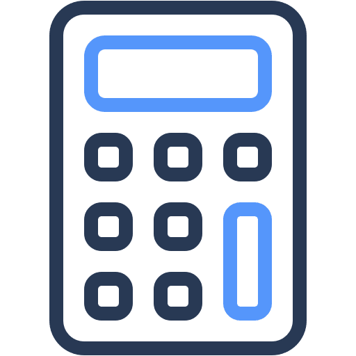 Calculator, calculate, calculation icon