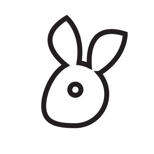 Easter, rabbit icon