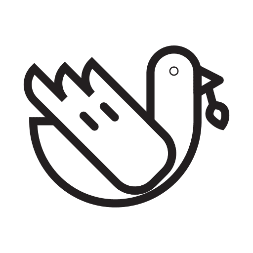 Easter, bird icon