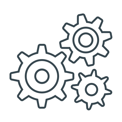 Cogwheels, seo, setting icon