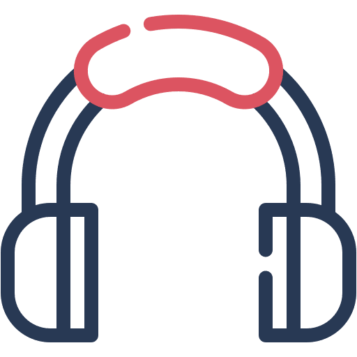 Headphones, music, audio icon