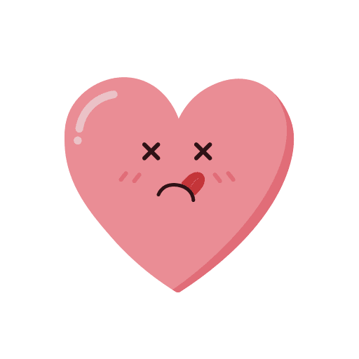 Sad, unhappy, heartbreak icon