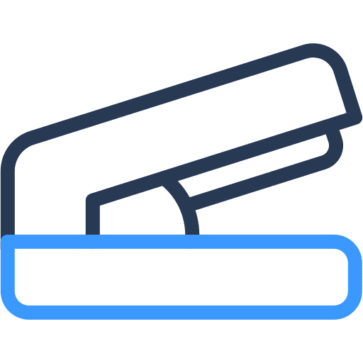 Stapler, tools, and icon