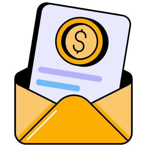 Business, management, business mail icon