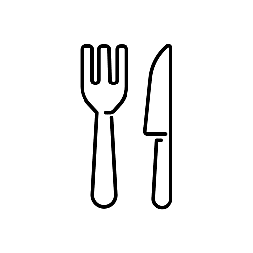 Kitchen, plate, cooking icon