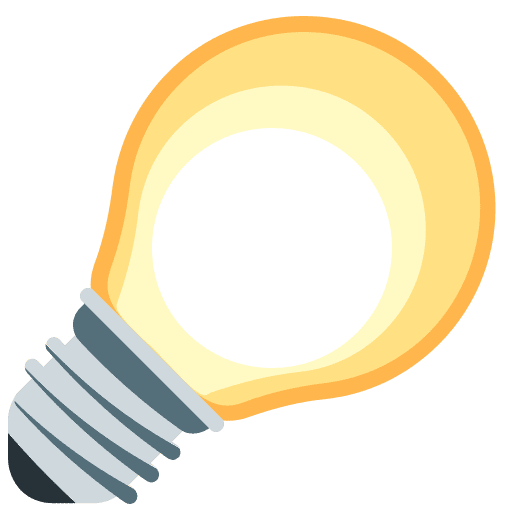 Creative, idea, light bulb icon