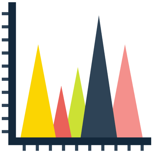 Analystic, chart, line icon