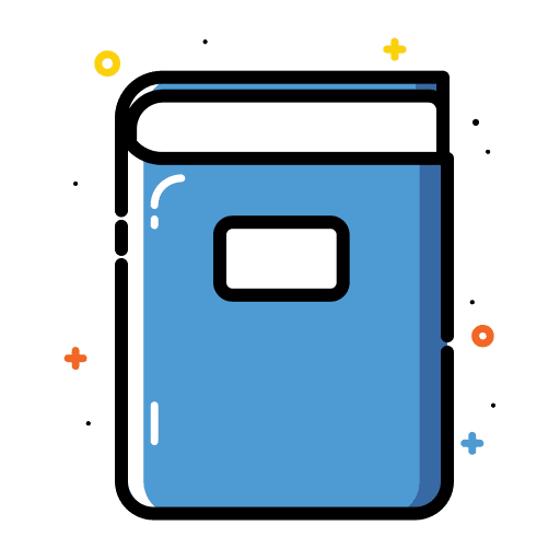 Book, colorful, notebook icon