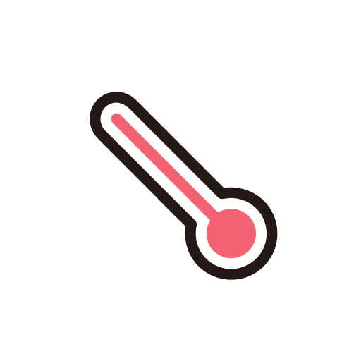 Weather, forecast, temperature icon