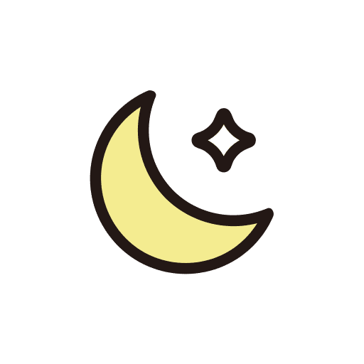 Weather, moon, moonlight icon