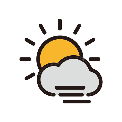 Weather, clouds, fog icon