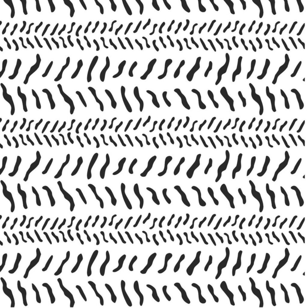 Modern Stripe Black and White Pattern