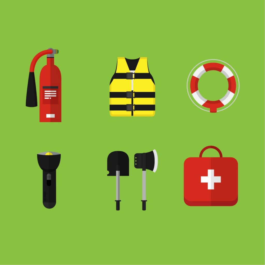 Emergency and first aid icons