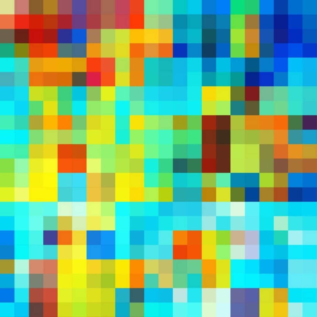 Colorful Pixel Pattern