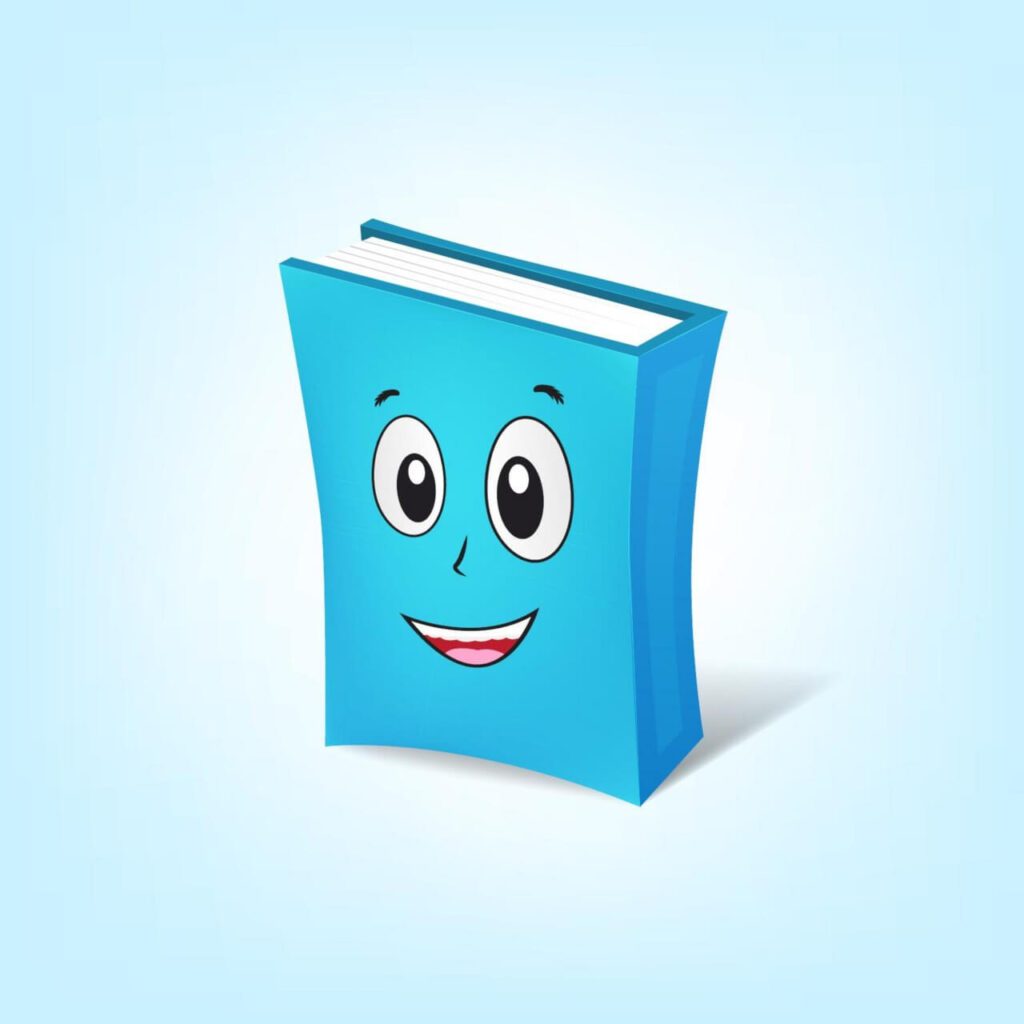 Book Cartoon Character