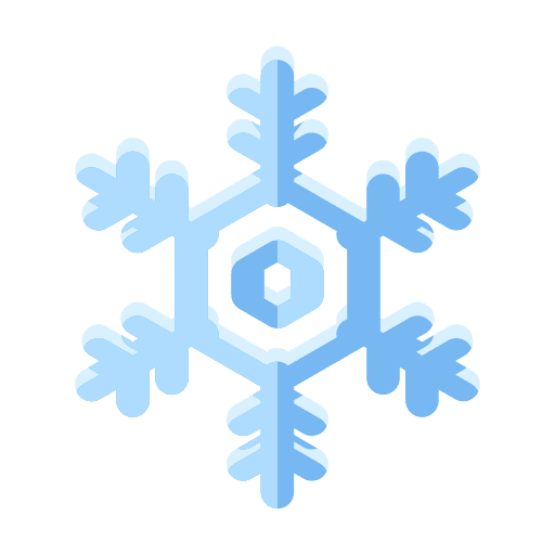 Christmas, ice, snow icon