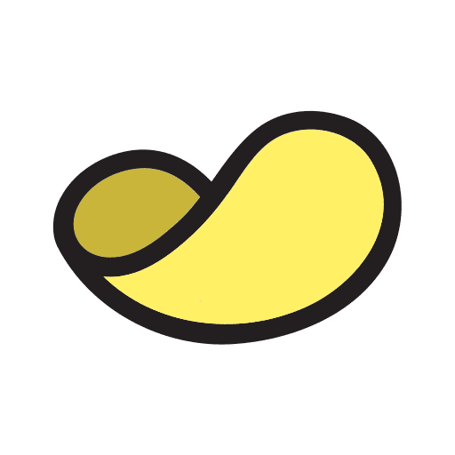 Chip, potato chip, snack icon