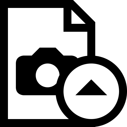 Image, document, up icon