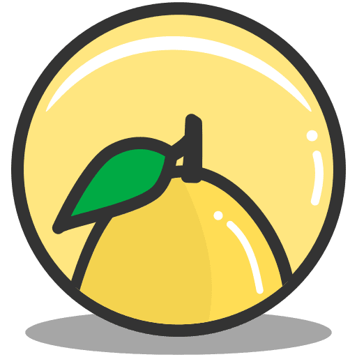 Lemon, nutrition, citrus icon