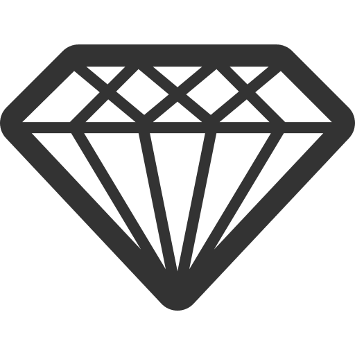 Diamond, diamonds icon