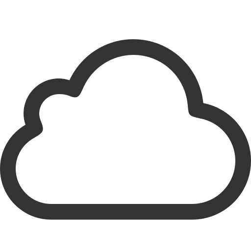 Weather, cloud icon