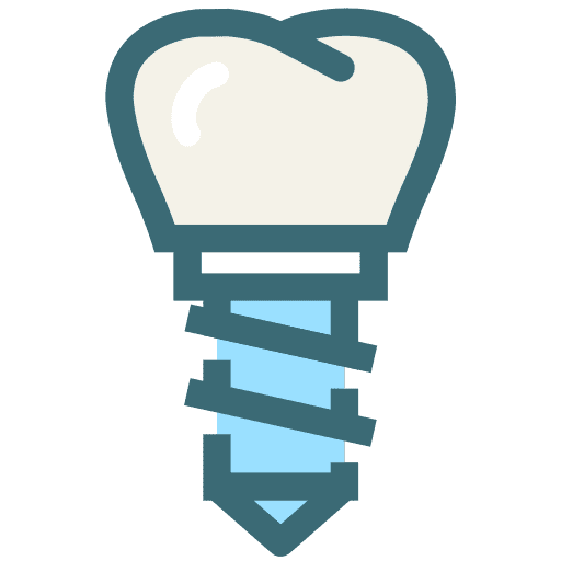 Dental, dental implant, dentist icon