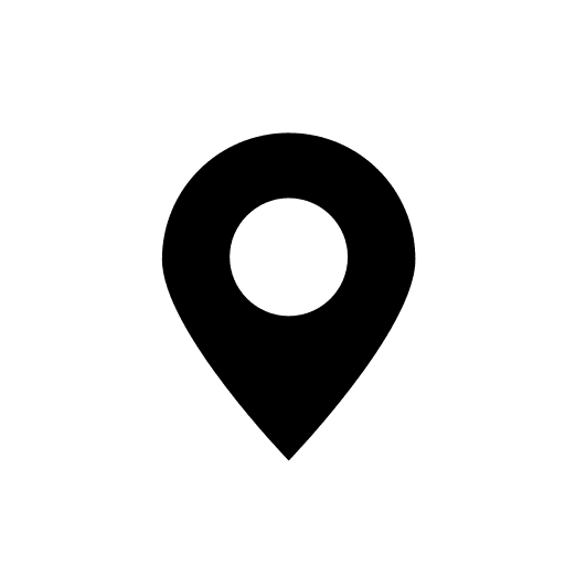 Location, map, map pin icon