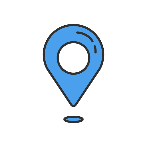 Check ins, gps, location icon