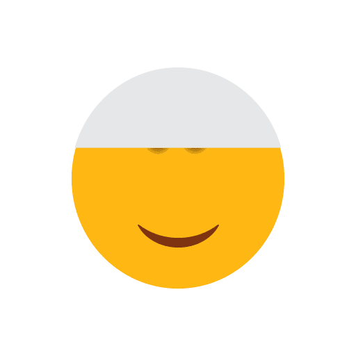 Emoji, face, islam icon