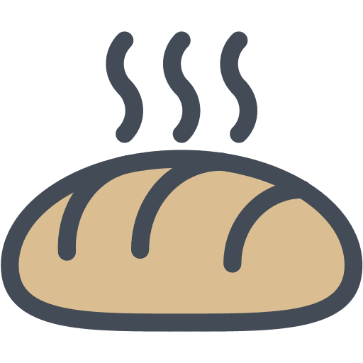 Baguette, bread, bread loaf icon