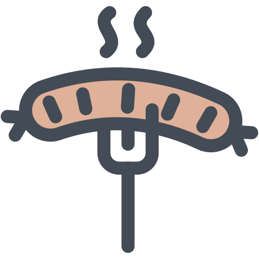 Barbecue, bbq, fork icon