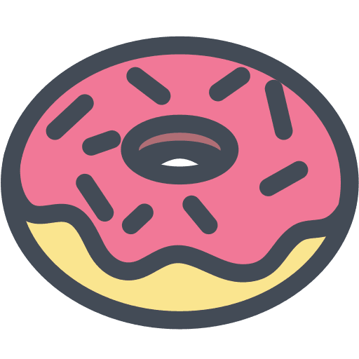 Dessert, donut, doughnut icon