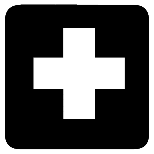 Aid, hospital, room icon