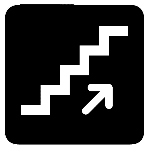 Stairs, up icon