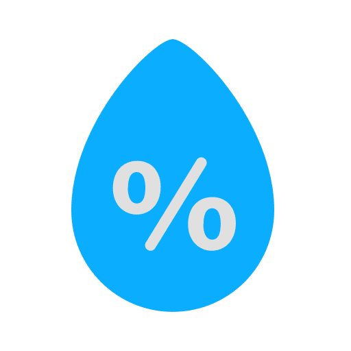 Drop, high, humidity icon