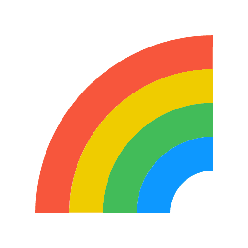 Forecast, rainbow, spectr icon