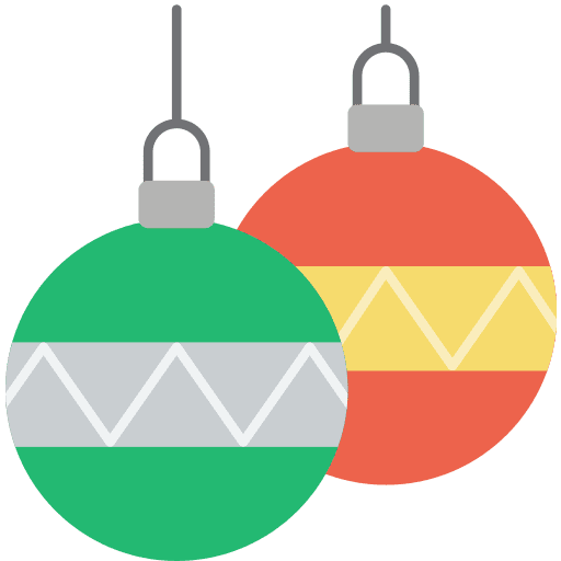 Baubles, christmas, xmas icon