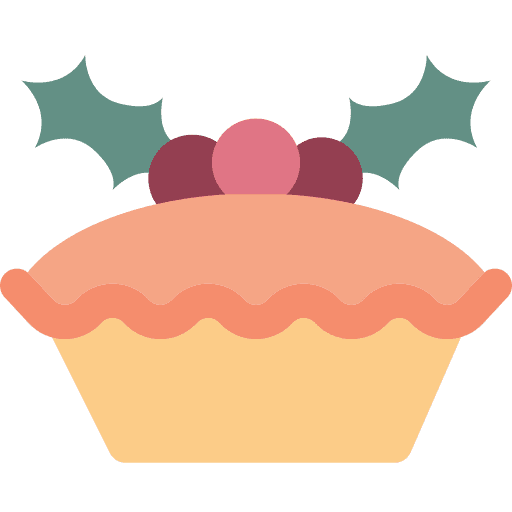 Christmas, mince, pie icon