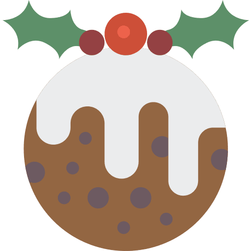 Christmas, pudding, xmas icon