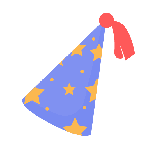 Hat, newyears, party icon