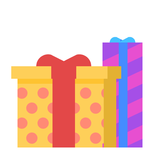 Gift, newyears, party icon