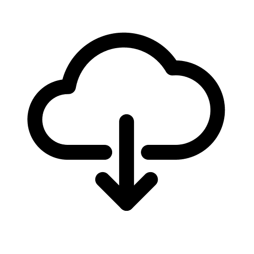 Upload, cloud, multimedia icon